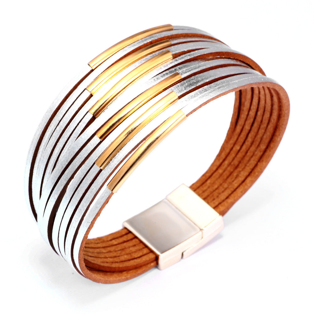 Venta al por mayor Pulsera de cuero PU